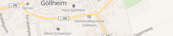 Karte Gemeindeverwaltung Göllheim