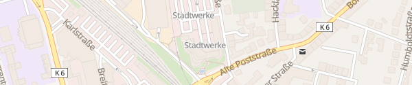 Karte Parkplatz Stadtwerke Osnabrück