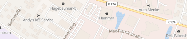Karte Hammer Cloppenburg
