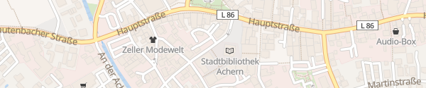 Karte Parkplatz Wilhelm-Schechter-Straße Achern