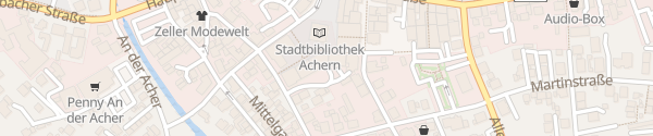 Karte Tiefgarage am Rathaus Achern