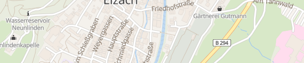 Karte Wörthstraße Elzach