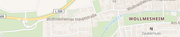 Karte Wollmesheimer Hauptstraße Landau in der Pfalz