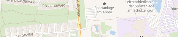 Karte Sportplatz am Ardey Soest