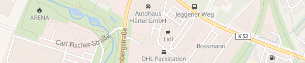 Karte Autohaus Härtel Osnabrück