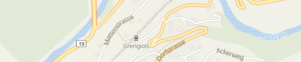 Karte Bahnhof Grengiols