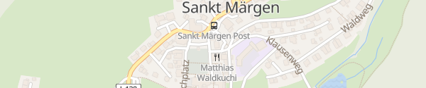 Karte Tourist-Information St. Märgen