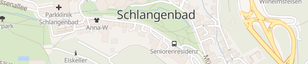 Karte Gemeindeverwaltung Schlangenbad