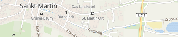 Karte Ritterstube Sankt Martin