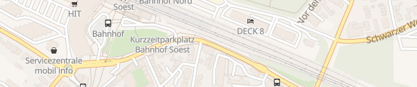 Karte Parkhaus Brüdertor Soest