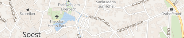 Karte Severinstraße Soest