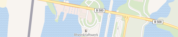 Karte Rheinkraftwerk Iffezheim