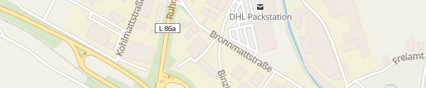 Karte Bronnmattstraße Kappelrodeck