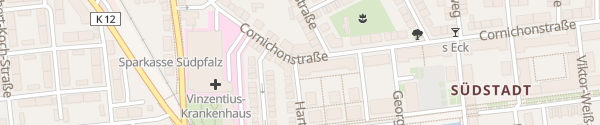 Karte Cornichonstraße Landau in der Pfalz