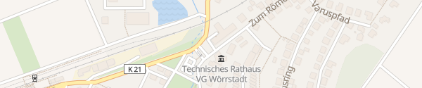 Karte Technisches Rathaus Wörrstadt