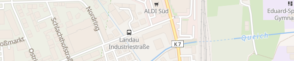 Karte Schnellladesäule EnergieSüdwest Landau in der Pfalz