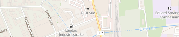 Karte ALDI Süd Maximilianstraße Landau in der Pfalz