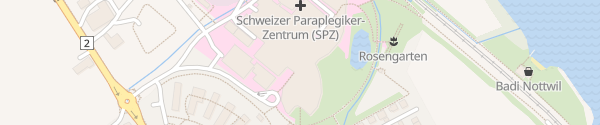 Karte Schweizer Paraplegiker-Zentrum Nottwil