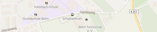 Karte Heideweg Belm