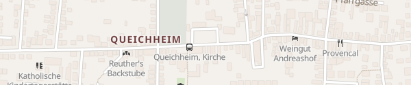 Karte Protestantische Kirche Queichheim Landau in der Pfalz