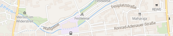 Karte Parkplatz Festwiese Neustadt an der Weinstraße