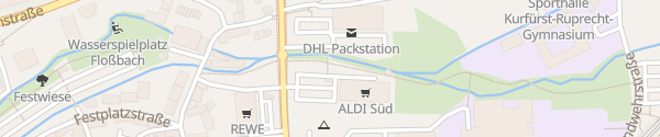 Karte ALDI Süd Martin-Luther-Straße Neustadt an der Weinstraße
