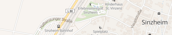 Karte E-Bike Ladestation Mehrgenerationenpark Sinzheim