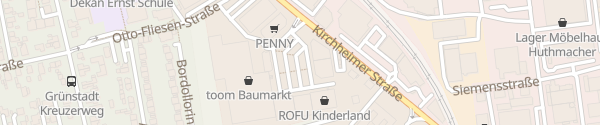 Karte Leininger-Center Grünstadt