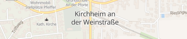 Karte Bahnhof Kirchheim an der Weinstraße