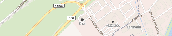 Karte Shell Tankstelle Dogern