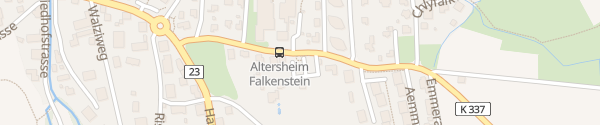 Karte Falkenstein Menziken