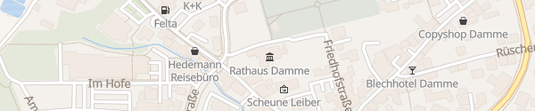 Karte E-Bike Ladesäule Rathaus Damme