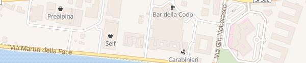 Karte Centro Commerciale Le Serre Albenga