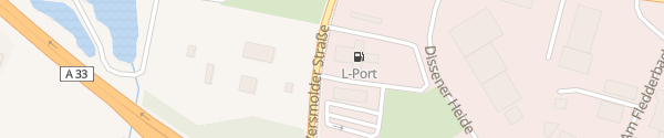 Karte L-Port Tankstelle Dissen am Teutoburger Wald