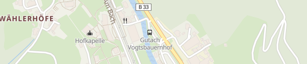 Karte Museum Vogtsbauernhof Gutach (Schwarzwaldbahn)