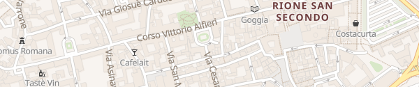 Karte Piazza Roma Asti