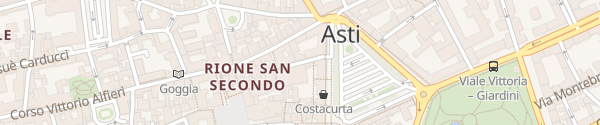 Karte Via Carlo Leone Grandi Asti
