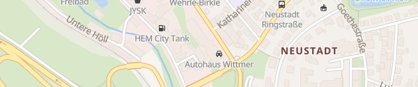 Karte VW Autohaus Wittmer Titisee-Neustadt