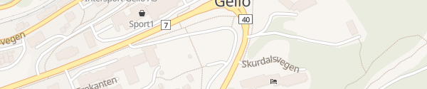Karte Geilojordet Geilo