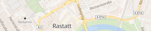 Karte Hilberthof Rastatt