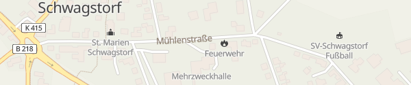 Karte Mühlenstraße Ostercappeln