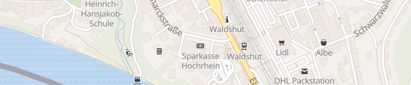 Karte Sparkasse Hochrhein Waldshut-Tiengen
