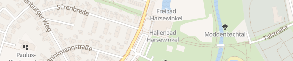 Karte Hallenbad Harsewinkel