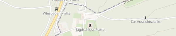 Karte Jagdschloss Platte Wiesbaden