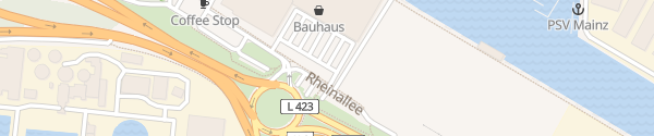 Karte Bauhaus Mombach Mainz