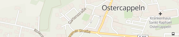 Karte E-Bike Ladesäule Ostercappeln