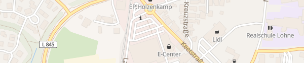 Karte E-Bike Ladestation E-Center Lohne