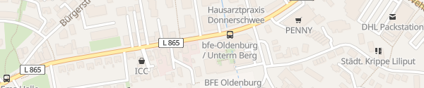 Karte BFE Oldenburg