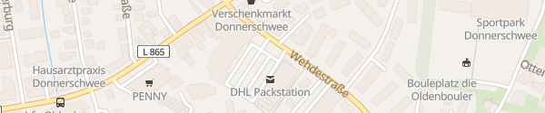 Karte Lidl Wehdestraße Oldenburg