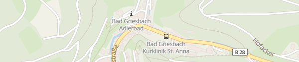Karte Hotel Kimmig Bad Peterstal-Griesbach